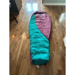 Plum and Teal Cabelea's GetWay +15 Mummy Slerping Bag